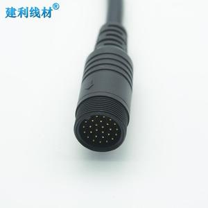 Pantalla multicanal personalizable de 27 pines Cable trasero de PVC para chaqueta Sistemas de salida de monitor de coche Cables de audio y video