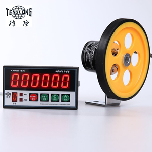 Contatore del tester di lunghezza con il regolatore di lunghezza del codificatore e della scatola di controllo-tipo metro di lunghezza di Digital con la funzione 110V dell'allarme - Product Image 2