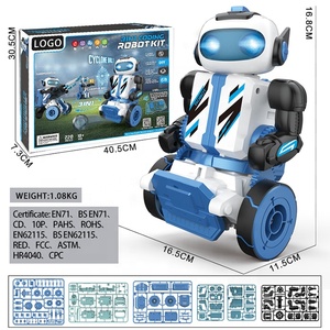 2,4 GHz 3 In 1 Smart Rc Roboters tiel Diy Baustein Robotik Kit Spielzeug Programmier bar Rc Smart Robot Lernspiel zeug für Kinder