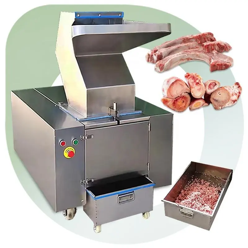 Cattle Small Stainless Steel Meat Pulverizer Pork Bone Grinder And Grind Bone Crusher Machine Bone And Frozen Meat Cutter