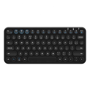 Teclado inalámbrico BT Teclado compatible con tableta y Mini 3 dispositivos simultáneamente Teclado de 3 canales Teclado inalámbrico multidispositivo - Product Image 1