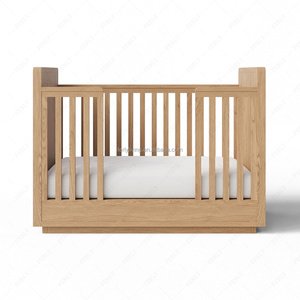 Ferly thiết kế hiện đại rắn gỗ bé nôi với có thể tháo rời cổng tối ưu luồng không khí và trẻ sơ sinh an toàn chuyển đổi phong cách - Product Image 3