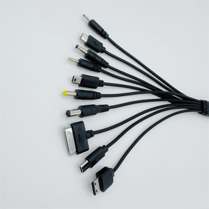 20CMショート10 in 1USB充電ケーブルOem調整可能多機能コネクタタイプCマイクロ充電器電話USB充電コード