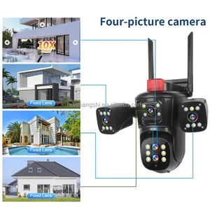 10K Real 4Lens 10X Optical Zoom AI Track Network Security Bullet Cameras Outdoor Wifi Wireless IP PTZ CCTV <strong>Camera</strong> Surveillance - Product Image 6