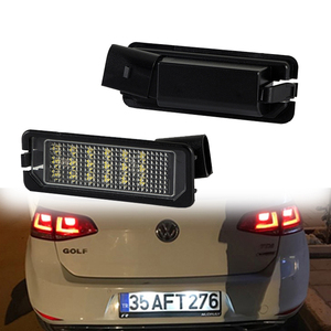 E4 için fabrika en iyi fiyat için LED numarası plaka işık V.W GOLF 4 5 6 7 6R Passat B6 Porsche Cayenne arka etiket lamba - Product Image 1