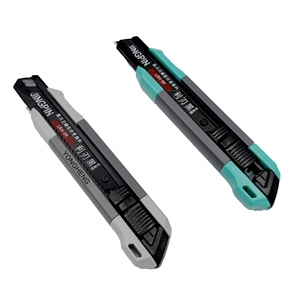 Cheap Heavy <strong>Duty</strong> Box <strong>Cutter</strong> 18mm Aluminium Alloy Retractable <strong>Cutter</strong> Utility Knife Knorr Alfedo - Product Image 4