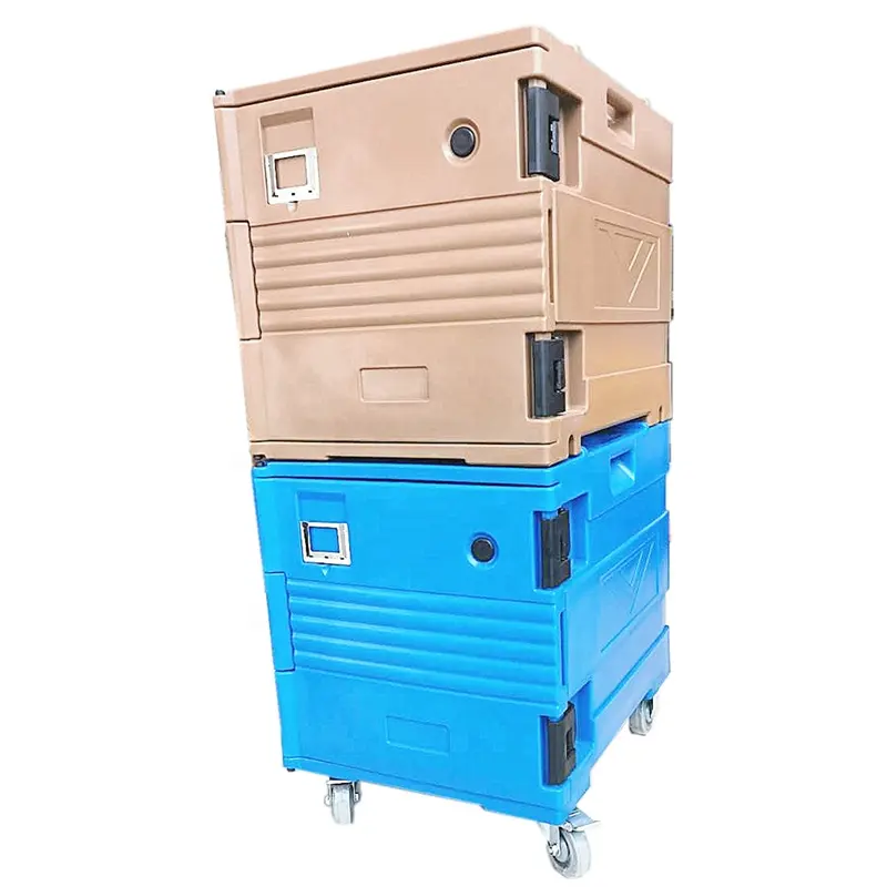 Armadio isolato Roto-modellato servizio in camera consegna pasti scatola per alimenti tenere in caldo l'armadio per alimenti