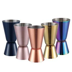 Profesyonel barmenler ev kullanımı için dayanıklı daha verimli çoklu renkler paslanmaz çelik kokteyl Jigger - Product Image 5