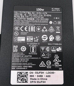 Genuine Laptop <strong>Adapter</strong> LA130PM190 LA130PM121 19.5V 6.7A 130W 7.4*5.0MM 4.5*3.0MM For DELL XPS 13 Latitude E6530 Laptop Adapte - Product Image 3