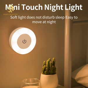 可充电USB充电夜灯低功耗夜灯发光二极管柔光触摸控制卧室室内夜灯 - Product Image 2