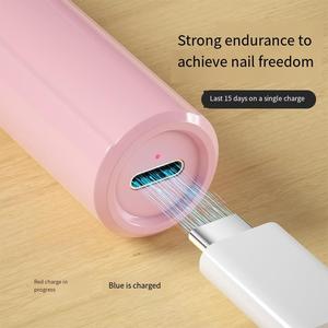 2024新款二合一硅胶头液晶显示器闪光固化凝胶X延伸灯可充电迷你紫外发光二极管触摸指甲灯 - Product Image 3