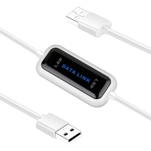 <strong>PC</strong> To <strong>USB</strong> Online Share Sync <strong>Link</strong> Cable Net Direct Data File Transfer Bridge LED Easy Between 2 Computer - Product Image 3