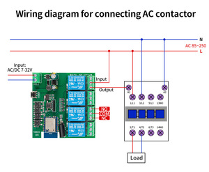 TuyaスマートWifiDIYリレースイッチモジュール4CH5V 12V 24V 32V AC220VインチングセルフロックRF受信10Aリレーfor Alexa - Product Image 5