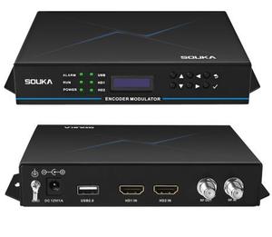 SKD211X Series Multi <strong>Channel</strong> Digital TV Encoder Modulator 2 HD Signals <strong>1</strong> USB Video Signal Into <strong>1</strong> RF Signal <strong>Output</strong> Modulator - Product Image 4