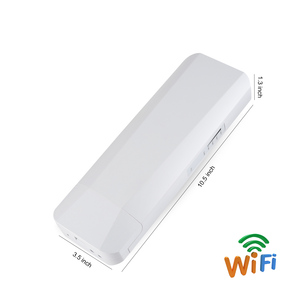 เราเตอร์ Wi-Fi 24V POE LAN & WAN,อุปกรณ์ทวนสัญญาณ Wifi ไร้สาย300Mbps สะพานยาว2.4Ghz 5กม. สำหรับกิจกรรมกลางแจ้ง CPE AP Bridge - Product Image 2