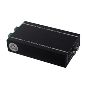 Sistema de transmisión de sonido de 2 canales, 100V a Línea, nivel alto a Línea, amplificador de Audio, con 2 entradas Phoenix y 2 salidas RCA - Product Image 2