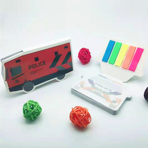 Sáng Tạo vỏ cứng Bìa Memo Pad phim hoạt hình máy bay tàu xe dính lưu ý lưu ý tin nhắn hình dạng đặc biệt dính Lưu ý thiết lập - Product Image 6