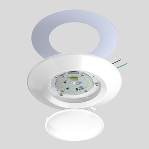 6/8 inç LED Disk ışıkları seçilebilir CCT 2700/3000K/4000K/5000K/6000K kısılabilir gömme montaj Disk gömme tavan aydınlatma olabilir - Product Image 2