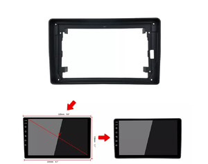 Dvd לרכב נגן Fascia Cd לקצץ התקנה ערכת לוח רכב מסגרת עבור 2002-2008 אאודי A4 9 אינץ רכב אנדרואיד רדיו