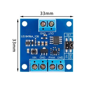 PWM-Signal an Spannungs modul 0-100% Arbeits zyklus bis 0-5V/0-10V Ausgang 22Hz-20kHz 3,3 v-24v Eingang - Product Image 5