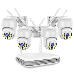 2CH 4CH Mini NVR Kit 3MP WIFI CCTV System Monitor CCTV Wireless Camera Set sistema di sicurezza Kit CCTV WIFI impermeabile a 4 canali - Product Image 1