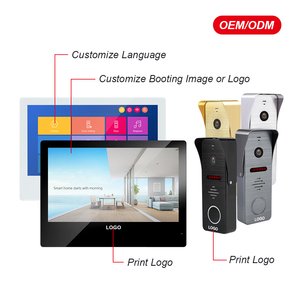 2 Wired Video <strong>Intercom</strong> <strong>System</strong> Touch Monitor 2-Way <strong>Intercom</strong> <strong>Audio</strong> Video Doorbell <strong>Intercom</strong> Support Monitoring - Product Image 6
