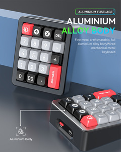 GASKET K812 Aluminum Alloy <strong>Keyboard</strong> RGB Hot-swappable Macro Defines <strong>Wired</strong> Mechanical Gaming <strong>Keyboard</strong> <strong>Numeric</strong> <strong>Keypad</strong> - Product Image 3