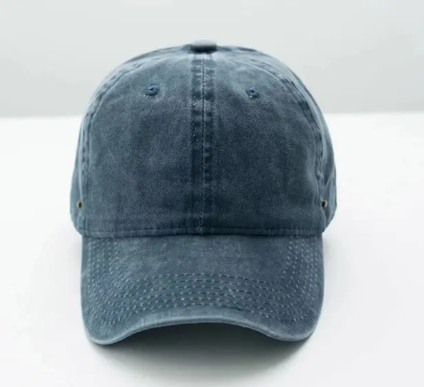 Boné de beisebol personalizado, chapéu de pai lavado, boné de camihoneiro, bordado com logotipo personalizado, jeans lavado para homens