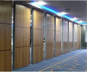 Manual Folding <strong>Partition</strong> Walls <strong>System</strong> Sliding Decorative Room Dividers <strong>Partitions</strong> Movable Partitioning MDF Wall - Product Image 3