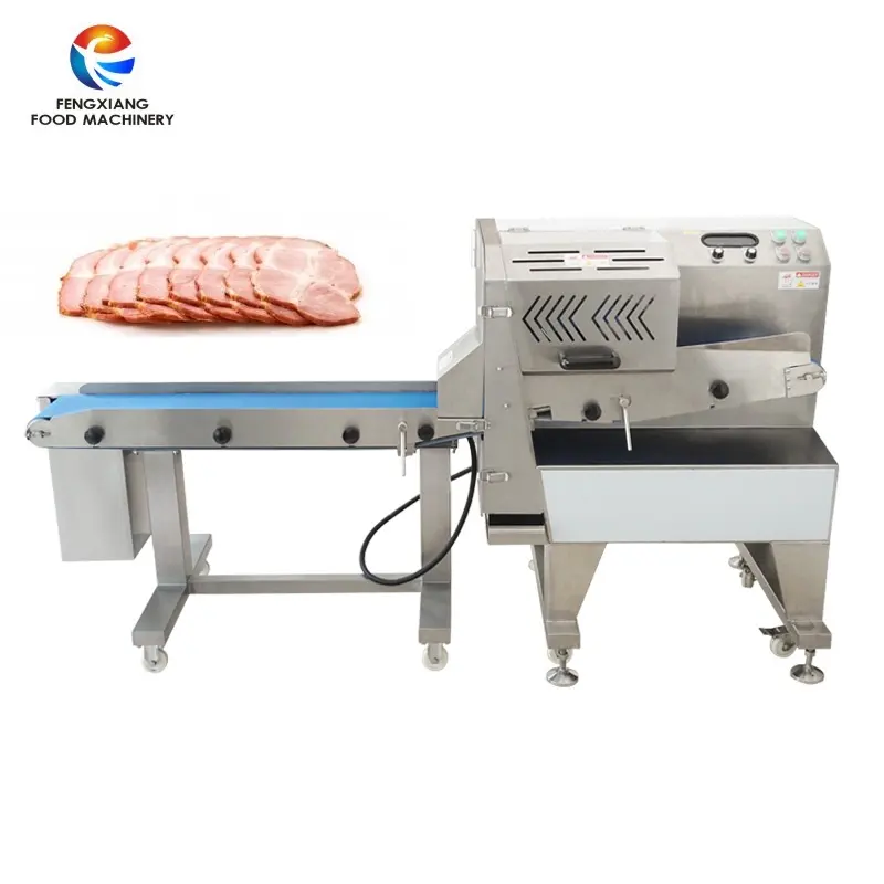 Automatische Vlees Spek Worst Snijmachine Snijden Ham Slicer Snijden Verwerking Machine