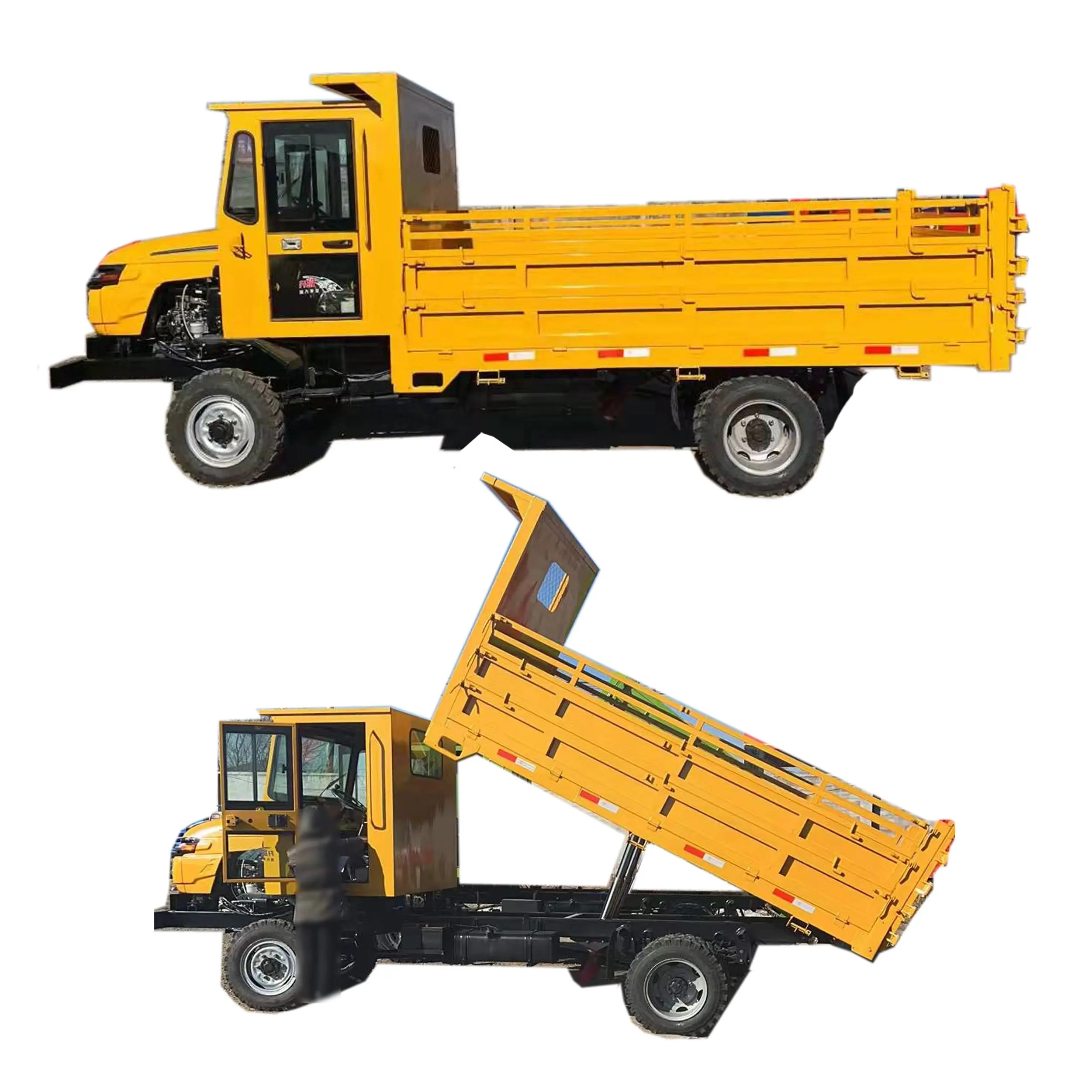 CAPAI Hochwertiger 10-Tonnen-Lkw-Lkw-Dumpfahrzeug verwendet für Bergbau Diesel-Angebot 4x4 RÄDER IN VERSAND