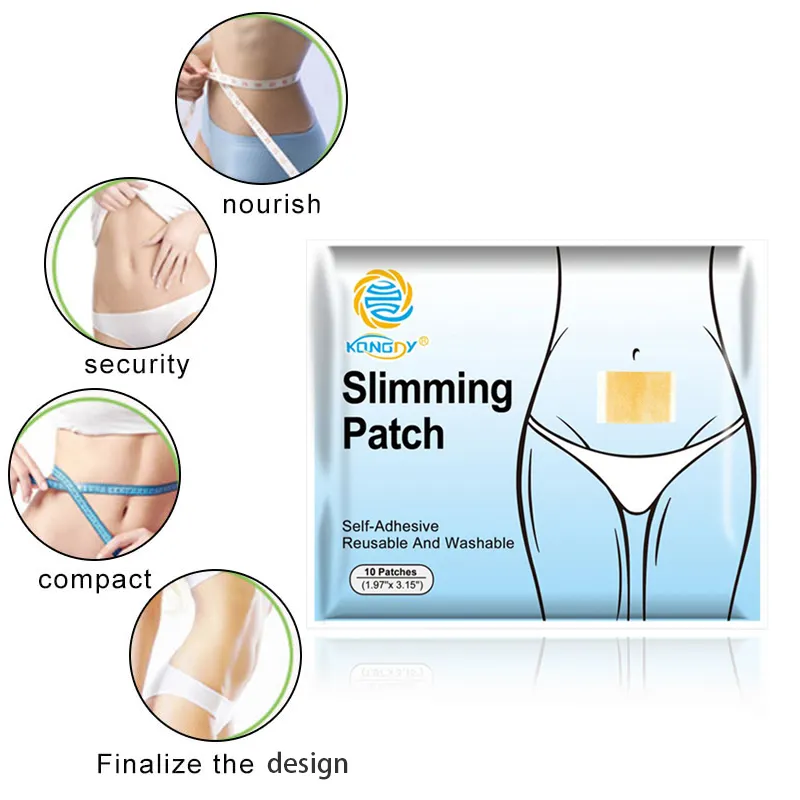 Chinês natural ervas emagrecimento gesso barriga botão slim patch