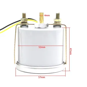 มาตรวัดความดันเทอร์โบอัตโนมัติสำหรับรถแข่งขนาด2 "52มม. 12V 30In 35PSI เลนส์ควันชุดเทอร์โบจอแสดงผลสีขาว LED เครื่องวัดความดันเทอร์โบ - Product Image 2
