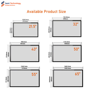 Sami display Indoor Digital Signage Horizontaler Monitor Vertikaler LCD-Bildschirm Wand-Werbe display mit Cms-Software - Product Image 6