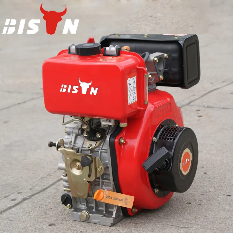 Çin hava soğutmalı tek silindirli dizel motor, Model 186f 10 Hp dizel motor, 10hp hava soğutmalı dizel motor