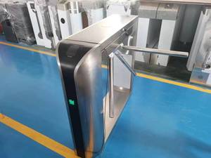 Zento lettore di impronte digitali sistema di controllo di accesso uscita di ingresso Tcp IP QR codice semi-automatico di sicurezza biometrico treppiede tornello