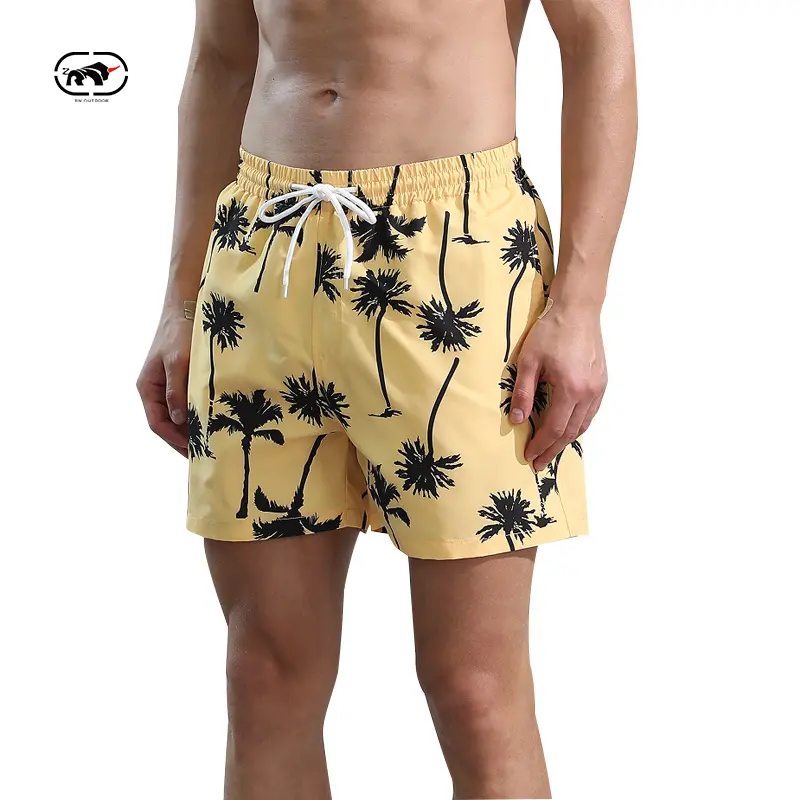 OEM Custom Logo Beach Swim Trunks Sublimation Board Shorts for Mens Summer Wear