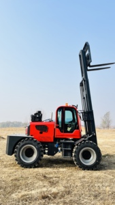 Four-wheel Drive diesel Multi-functional Hydraulic Lifting, <strong>Loading</strong> and <strong>Unloading</strong>, and Handling Construction Site Forklift - Product Image 3
