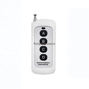 Fernbedienung mit vier Tasten hohe Leistung 1.000 m Fernbedienung 433 MHz fester Code lernen 1527 - Product Image 1