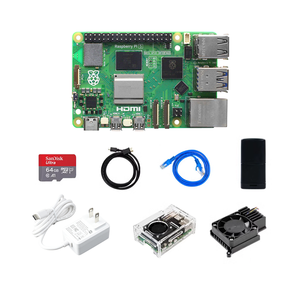 Originale Raspberry Pi 5 4GB 8GB Starter Kit base opzionale + alimentatore opzionale + guscio acrilico + radiatore ventola di regolazione della velocità - Product Image 5
