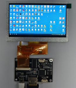 4.3英寸高清800x480 IPS屏幕面板40针RGB薄膜晶体管液晶显示模块，带高清MI接口