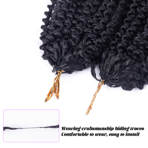 2025 חם מוכר אפרו קינקי crochet קינקי קינקי crochet קינקי שיער אנושי מתולתל 100% שיער אנושי בתולה