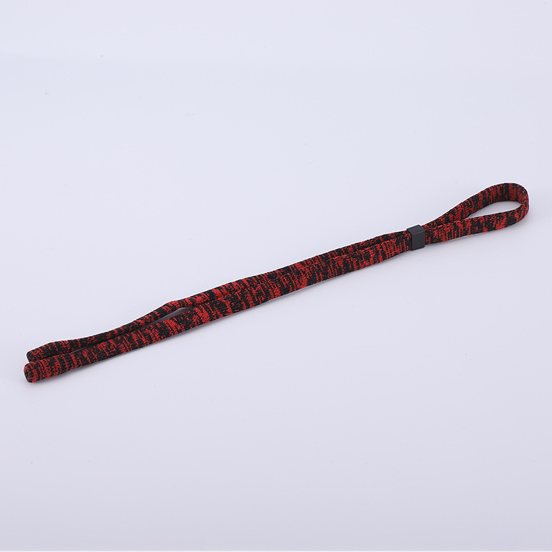 red and black square buckle