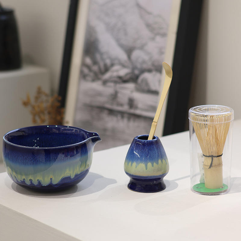 Gradient four changement bleu quatre pièces boîte de couleur