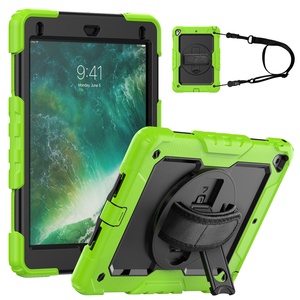360 Rotating Case for <strong>iPad</strong> 9.7inch 2017 2018 Pro 9.7 Air <strong>2</strong> With Hand Strap Smart <strong>Cover</strong> Silicone Shockproof Case - Product Image 1