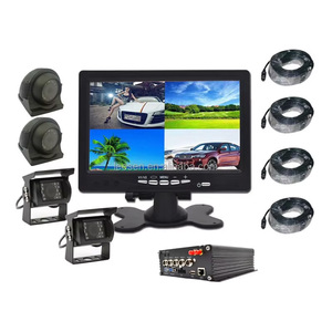 4CH标清MDVR，带全球定位系统3G 4g移动DVR监控重型卡车客车货车闭路电视监控车辆监控摄像头 - Product Image 1