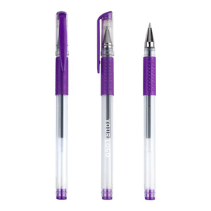 批发促销学校用黑色墨水耐用透明多色笔 - Product Image 4