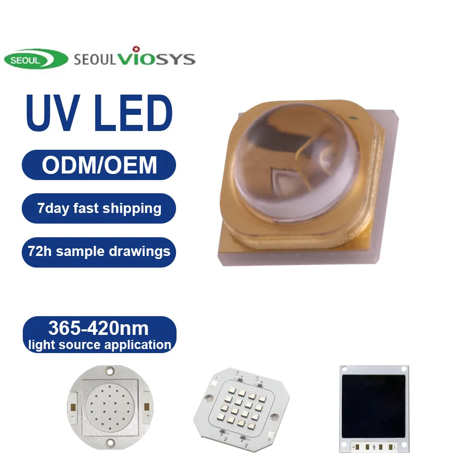 Tianhui 365nm แสงมุมสูง60องศา420nm 395nm 405nm SDM 3737 UVA LED