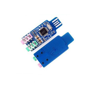 ドライブUSBサウンドカードモジュールラップトップ外部CM108チップオーディオヘッドセットマイクボード - Product Image 1