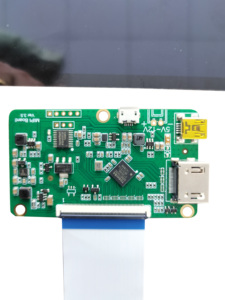 Monitor de pantalla LCD Interfaz RGB de 50 pines Placa de controlador Lcd universal con audio LVDS a HD MI